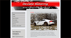 Desktop Screenshot of dv8motoring.com